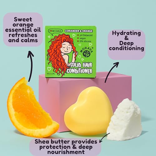 Conditioner Bar for Curly Hair with Marshmallow Root Extract