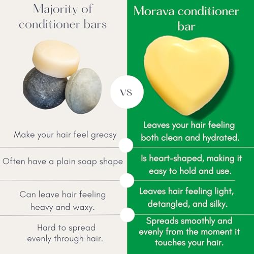 Conditioner Bar for Curly Hair with Marshmallow Root Extract