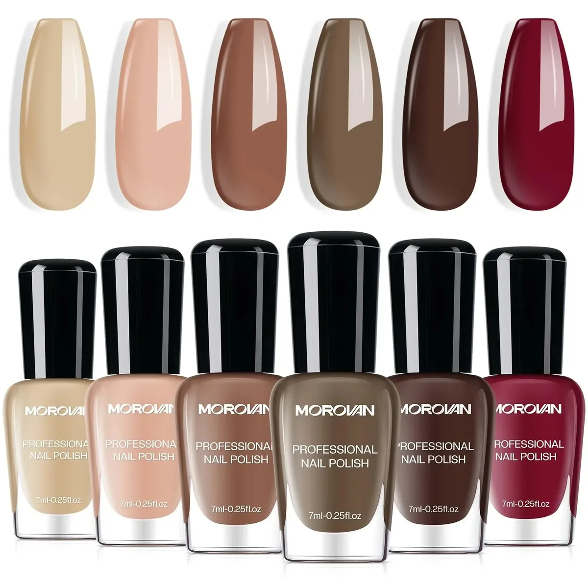 Brown Nail Polish Set