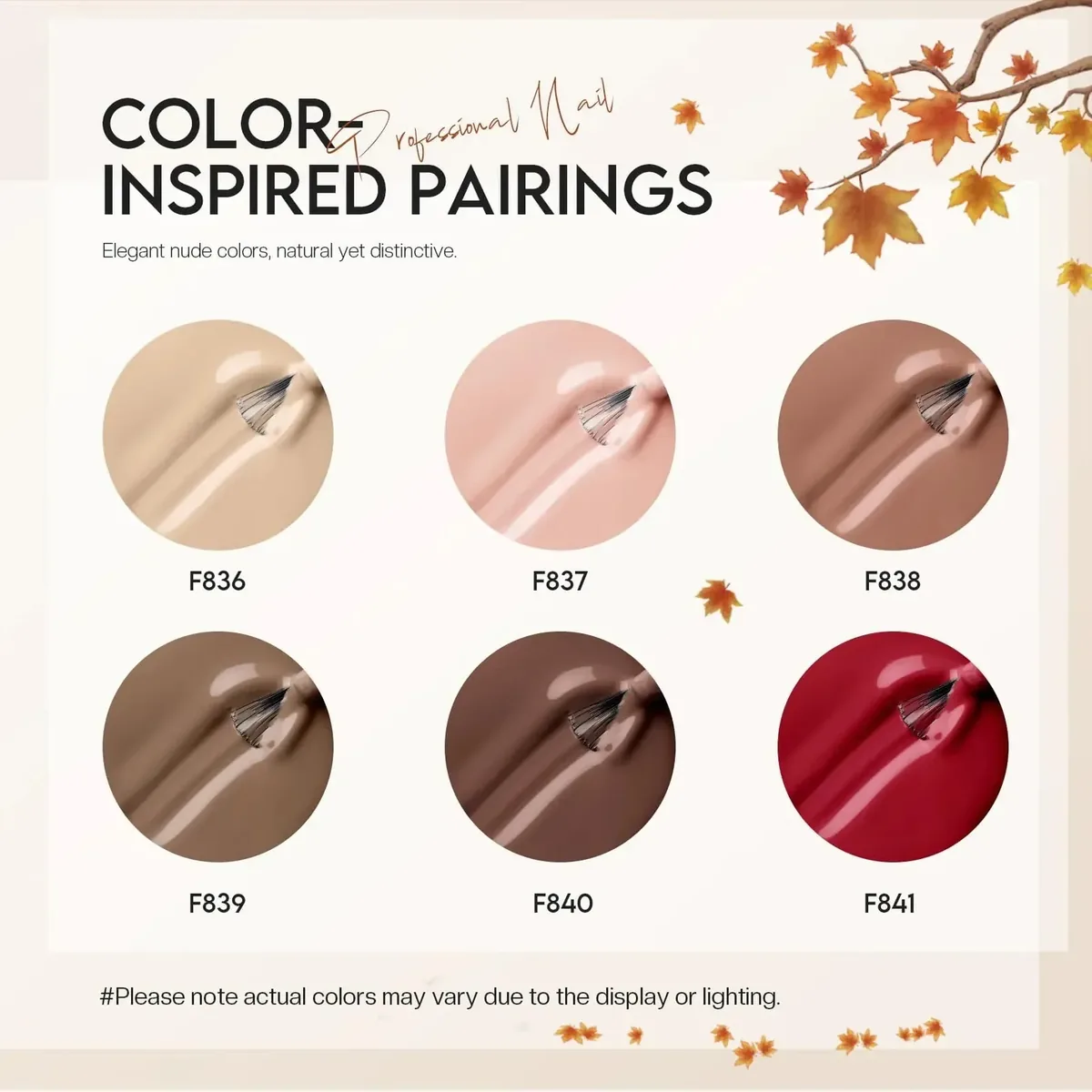Brown Nail Polish Set