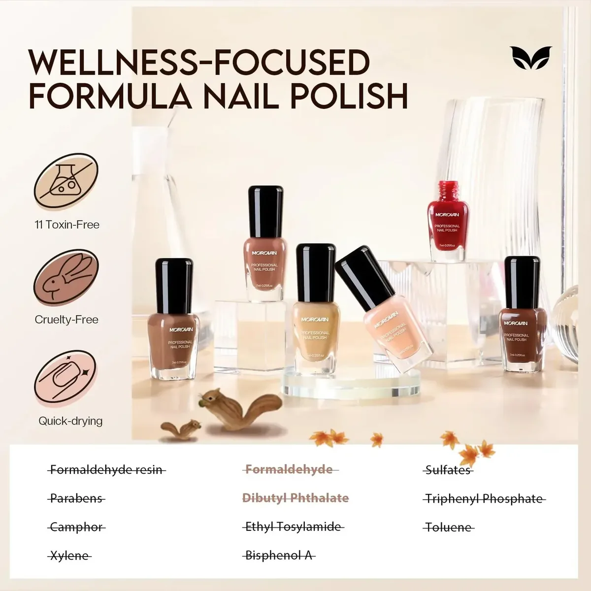 Brown Nail Polish Set