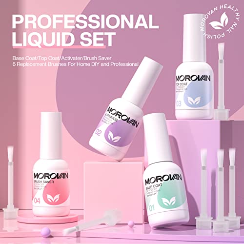 Dip Powder Liquid Set Activator Base Top