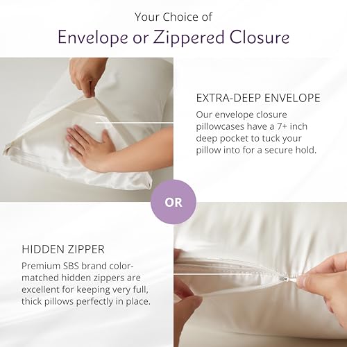 22 Momme Ivory Queen Envelope