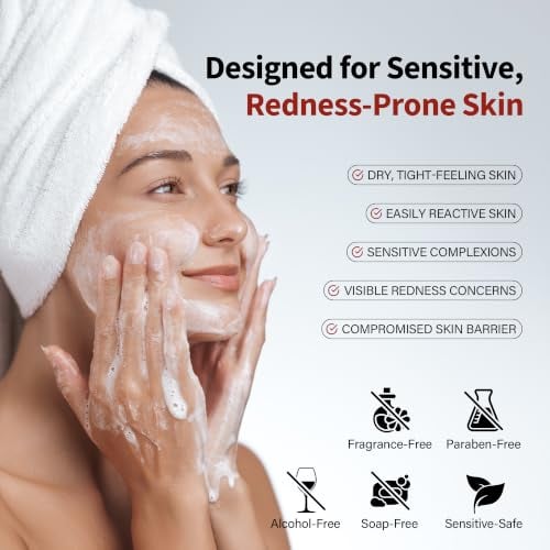 Rosacea Treatment for Face Anti-Redness Cleanser 150 mL / 5.07 fl oz