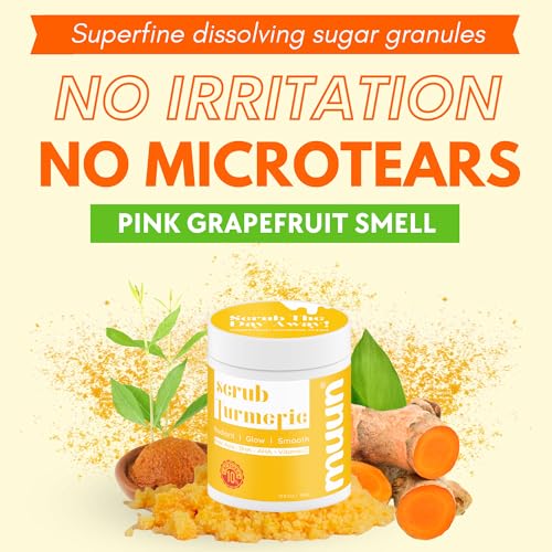 Turmeric Body Scrub Kojic Acid AHA/BHA