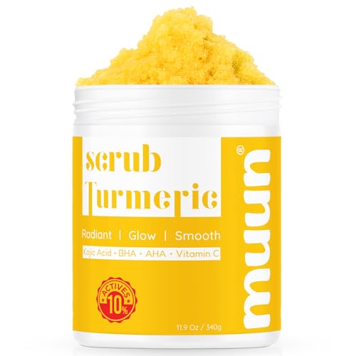 Turmeric Body Scrub Kojic Acid AHA/BHA
