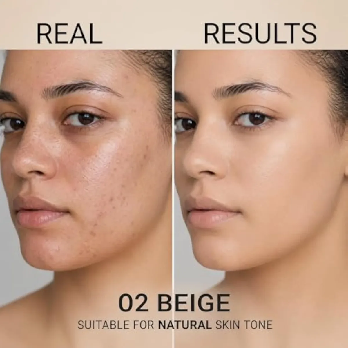 CC Cream Foundation, Flawless Matte Concealer Oil Control Color Correcting Face Makeup, Pore Minimizing Medium Coverage CC, Lightweight Up To 24H Wear for Normal to Oily Ski