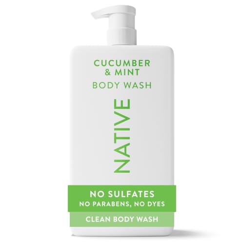 Body Wash, Cucumber and Mint, 36 oz