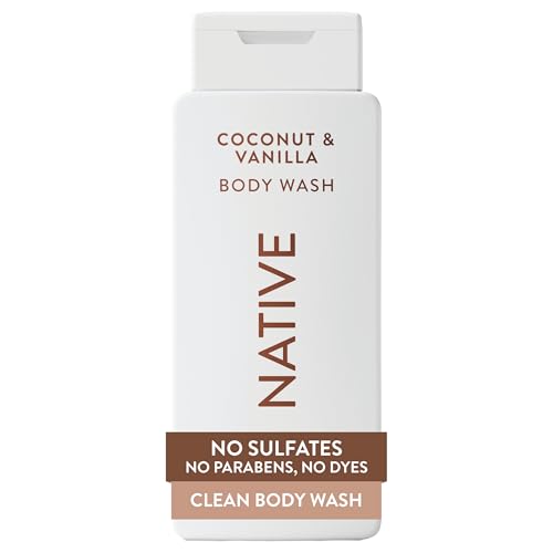 Clean Body Wash, Gentle & pH-balanced for Sensitive Skin, 24-Hr Freshness for Women & Men, Vegan & Cruelty-Free, Free of Sulfates, Parabens & Phthalates, Coconut & Vanilla,