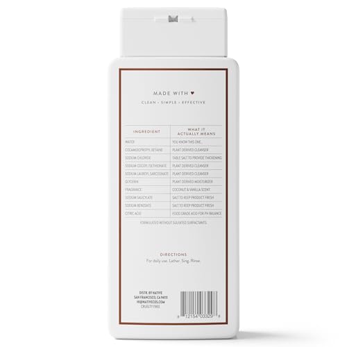 Clean Body Wash, Gentle & pH-balanced for Sensitive Skin, 24-Hr Freshness for Women & Men, Vegan & Cruelty-Free, Free of Sulfates, Parabens & Phthalates, Coconut & Vanilla,