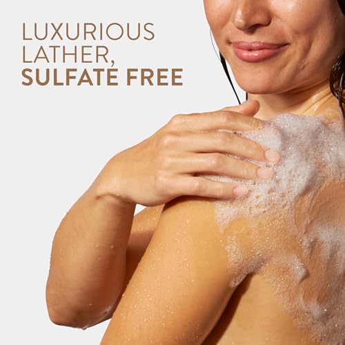 Moisturizing Body Wash, Clean & Gentle 24-Hour Hydration with Shea Butter, for Sensitive and Dry Skin, for Women & Men, Sulfate-free, Paraben-free, Cocoa Butter & Vanilla, 2