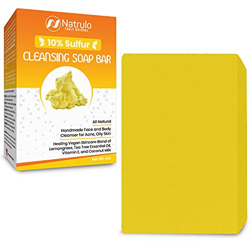 10% sulfur soap lemongrass tea tree