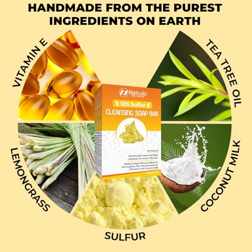 10% sulfur soap lemongrass tea tree