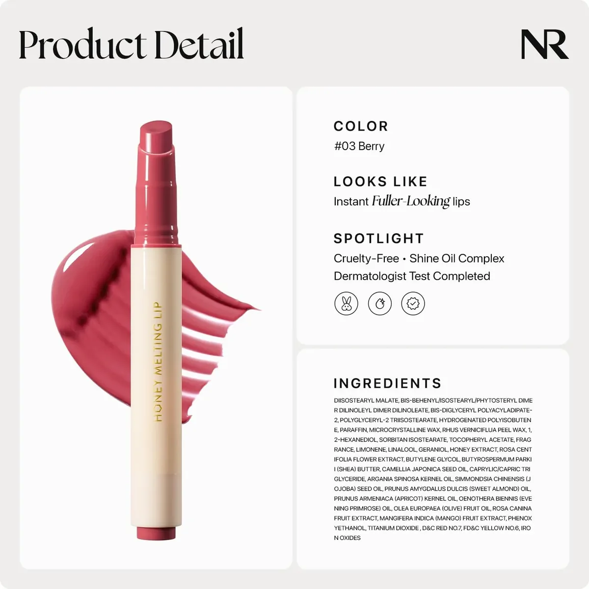 Berry Lip Melting Stick