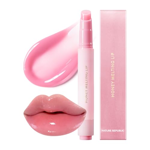 HONEY MELTING LIP PLUMPING (11 PINK) | SOFT LIP STICK Tint & Plump Hydrating Gloss, Moisturizing balms, Volumizing formula & Sheer tint, Glowy Finish, korean make u