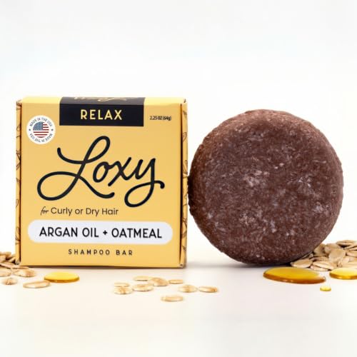 Loxy Relax Mousturizing Shampoo Bar Soap for Curly or Wavy Hair - 2.25 oz