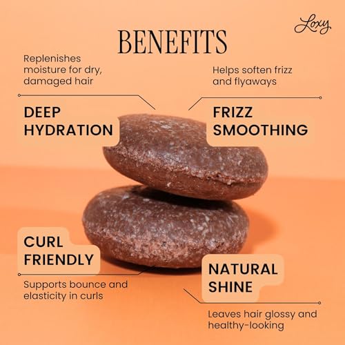 Loxy Relax Mousturizing Shampoo Bar Soap for Curly or Wavy Hair - 2.25 oz
