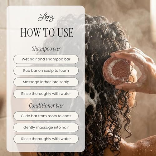 Loxy Relax Mousturizing Shampoo Bar Soap for Curly or Wavy Hair - 2.25 oz