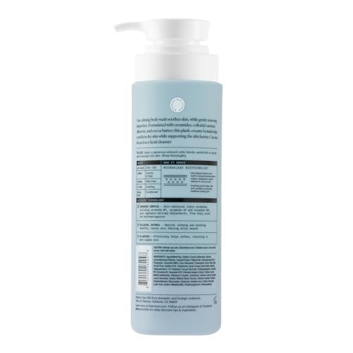 The Calmer Ceramide Body Wash, Frangrance-Free, Cleansing & Moisturizing for Dry, Sensitive Skin, Dermatologist-Tested, Paraben & Cruelty-Free, 16.9 oz