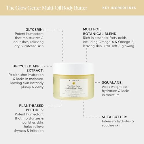 The Glow Getter Multi-Oil Body Butter with Squalane, 7.7 fl oz