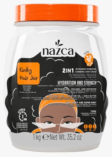Super Curls Hair Jar 2-in-1 Hair Cream for Coily Hair 4A