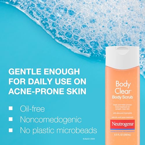 Body Clear Acne Body Wash & Exfoliating Scrub, 8.5 fl oz