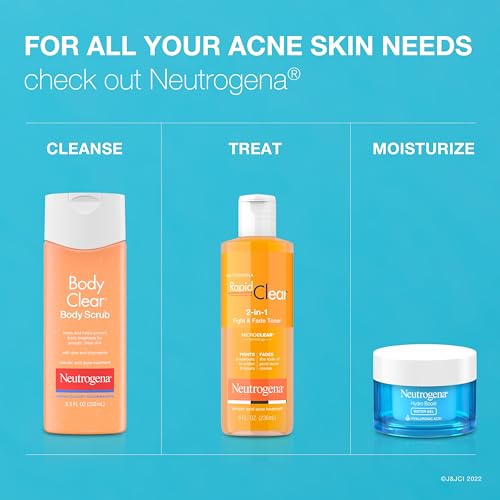 Body Clear Acne Body Wash & Exfoliating Scrub, 8.5 fl oz