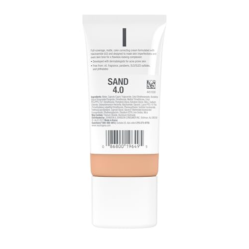 Clear Coverage Flawless Matte CC Cream, Sand, 1 oz
