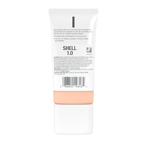 Clear Coverage Flawless Matte CC Cream, Shell, 1 oz
