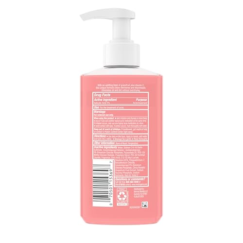 Oil Free Pink Grapefruit Acne Face Wash