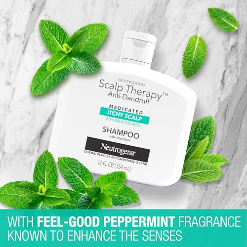 Scalp Therapy Anti-Dandruff Shampoo for Itchy Scalp, 2.5% salicylic acid