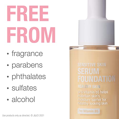 Sensitive Skin Serum Foundation, Light 01, 1 oz