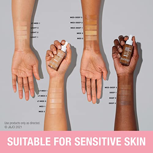 Sensitive Skin Serum Foundation, Light 02, 1 oz