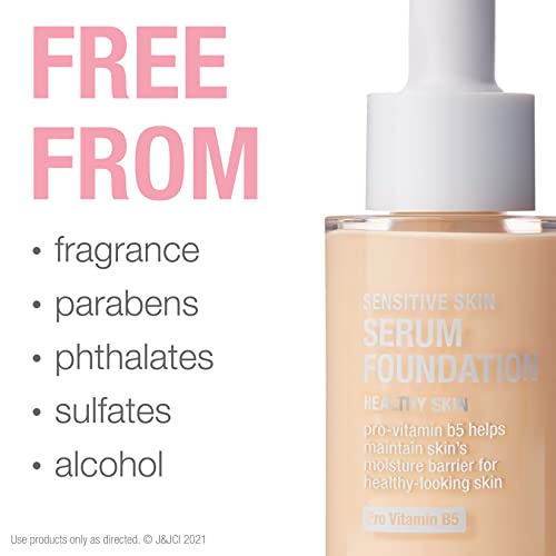Sensitive Skin Serum Foundation, Light 02, 1 oz