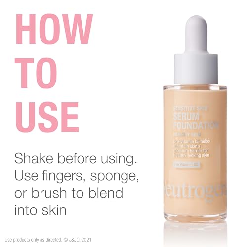 Sensitive Skin Serum Foundation, Light 02, 1 oz