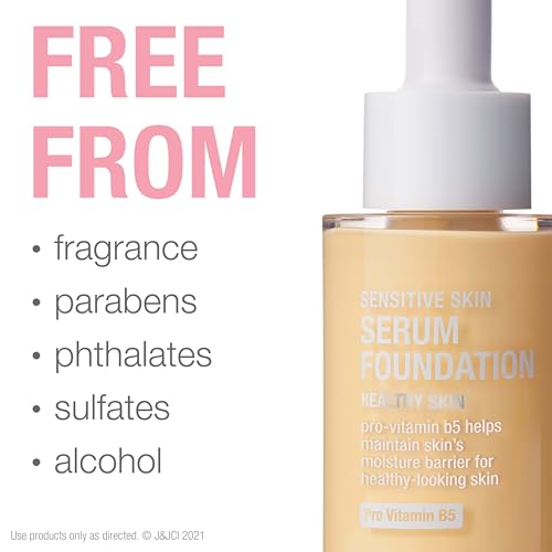 Sensitive Skin Serum Foundation, Light 03, 1 oz
