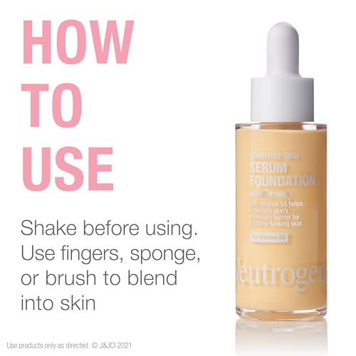 Sensitive Skin Serum Foundation, Light 03, 1 oz