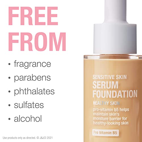 Sensitive Skin Serum Foundation, Light/Medium 03, 1 oz