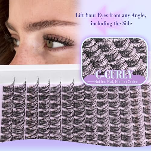Lash Clusters Kit Wispy Natural Cluster Eyelash Exte