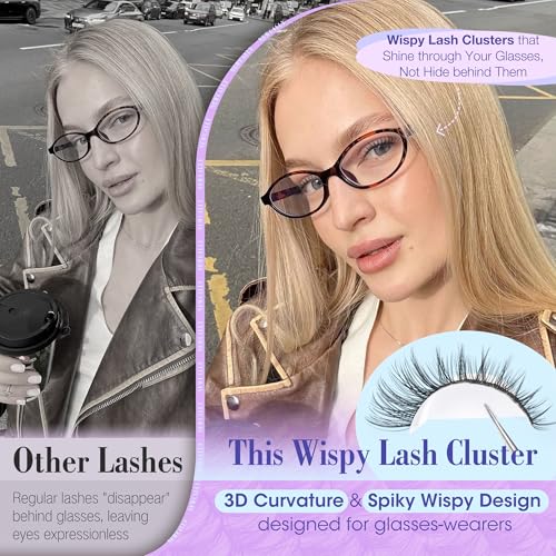 Lash Clusters Kit Wispy Natural Cluster Eyelash Exte
