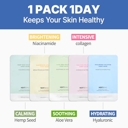 Korean Facial Sheet Masks for Daily Skincare