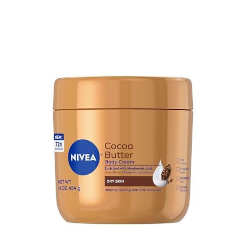 Cocoa Butter Body Cream for Dry Skin, 16 OZ