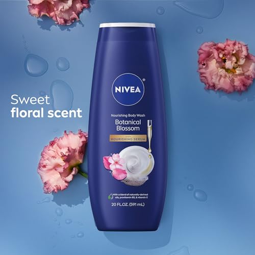 Nourishing Botanical Blossom Body Wash, Nourishing Serum, 20 FL OZ