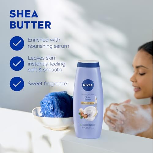 Nourishing Shea Butter Body Wash, Nourishing Serum, 20 FL OZ