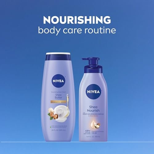 Nourishing Shea Butter Body Wash, Nourishing Serum, 20 FL OZ