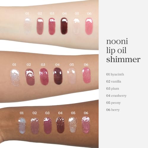 Korean Lip Oil - Applepeony - Plumping & Hydrating Tinted Lip Gloss