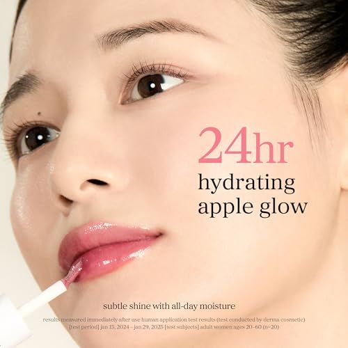 Korean Lip Oil - Appleplum - Plumping & Hydrating Tinted Lip Gloss