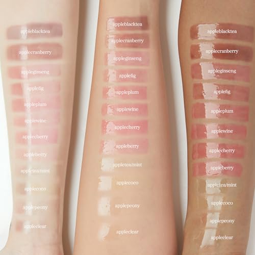 Korean Lip Oil - Appleplum - Plumping & Hydrating Tinted Lip Gloss
