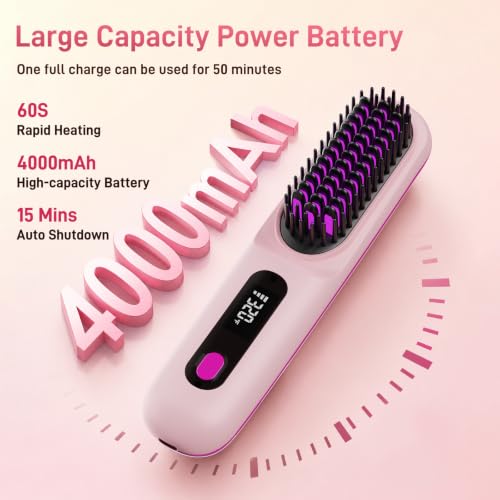 Cordless Straightening Brush Go Brush Pro MCH