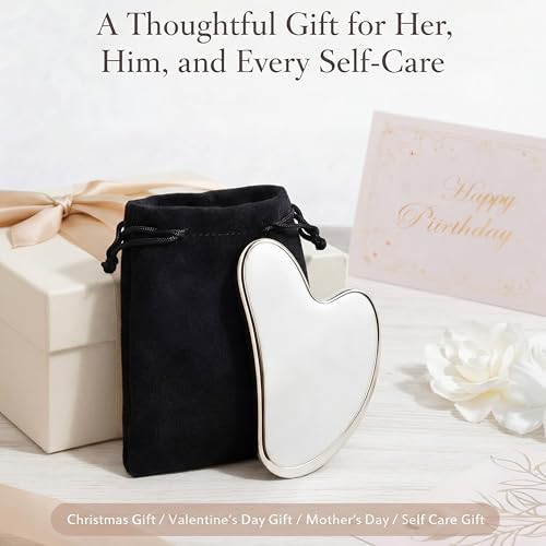 304 Stainless Steel Heart Gua Sha